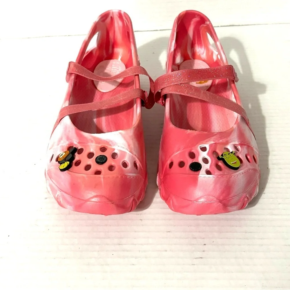 Sketchers Dream Works Shrek the Third Rubber Mary Jane Shoes Size 6